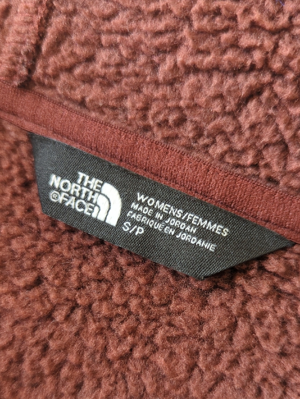 The North Face Crescent Parka Fleece Jacket in Red/Brown Tone - Picture 6 of 7